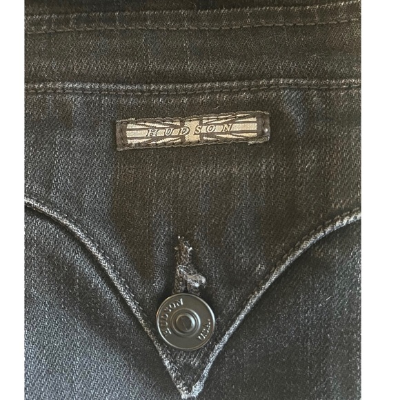 ❤️ Hudson Collin Skinny Black Jeans 32 - Picture 4 of 8